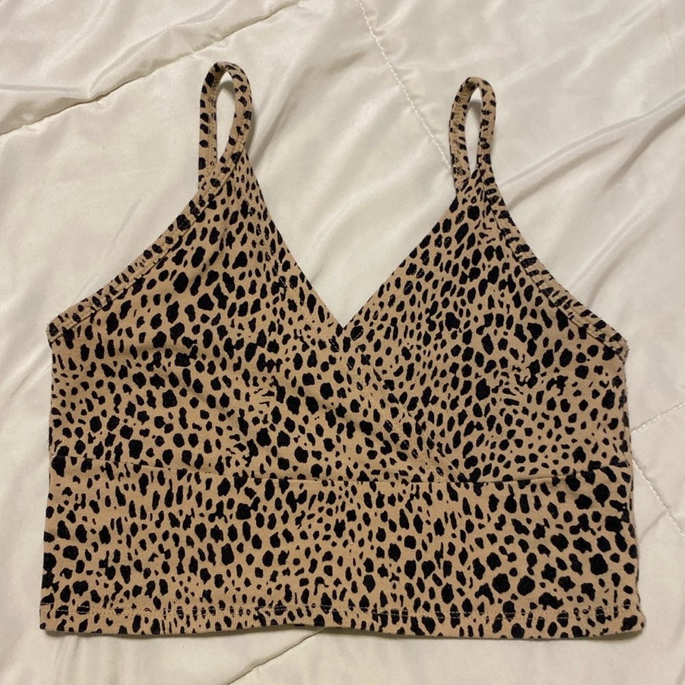 Cheetah print tank from Brandy Melville